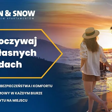 Sun & Snow Bursztynowy - Blisko Centrum I Plazy, Plac Zabaw *